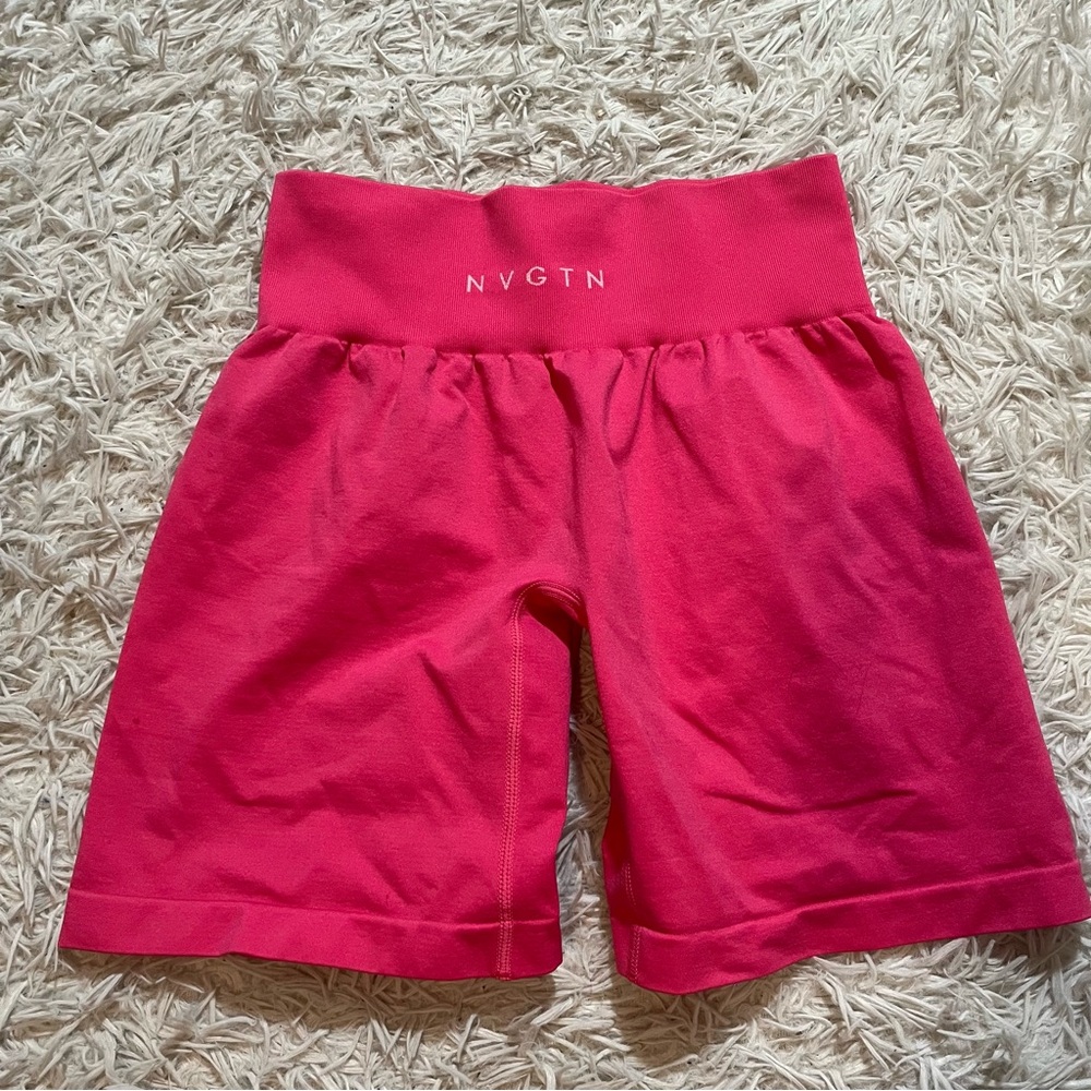 Pink NVGTN shorts size medium seamless biker shorts